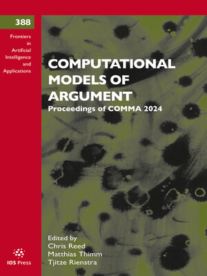 cover image of Computational Models of Argument
